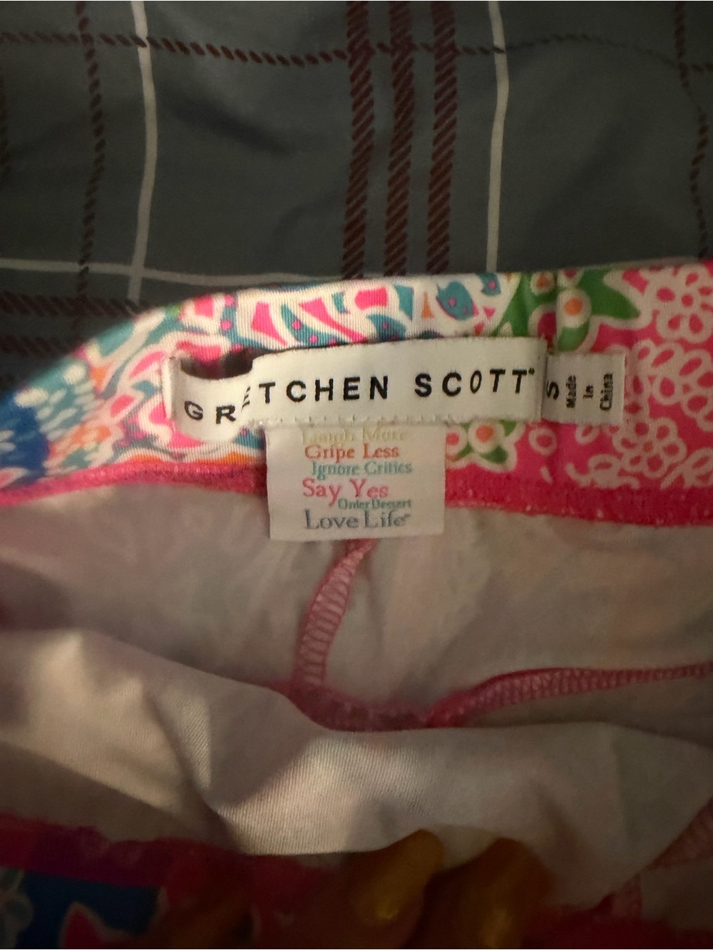 Gretchen Scott Vibrant Multicolor Paisley Print Women's Skort small - Picture 3 of 3